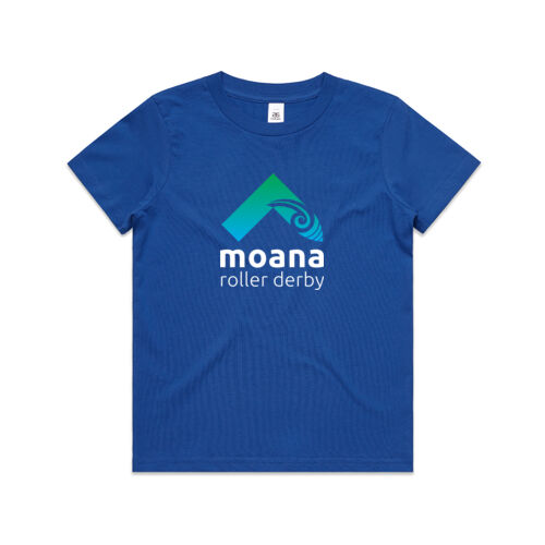 Moana Roller Derby Logo - Kids Youth T shirt Thumbnail