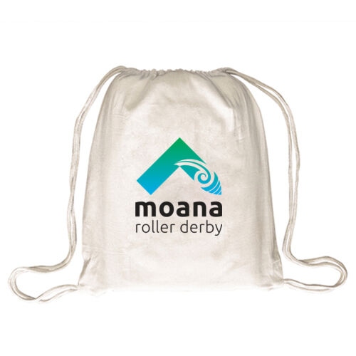 Moana Roller Derby Logo - Draw String Bag Thumbnail